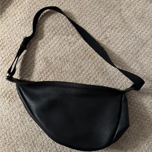 The ROW Banana Slouchy Leather Bag